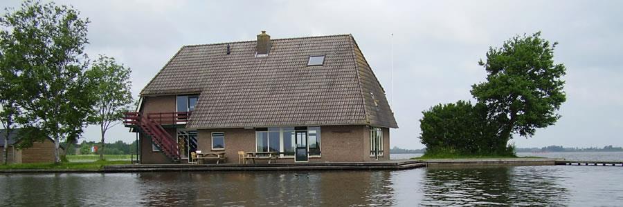 Het Kraggehuis op het eiland